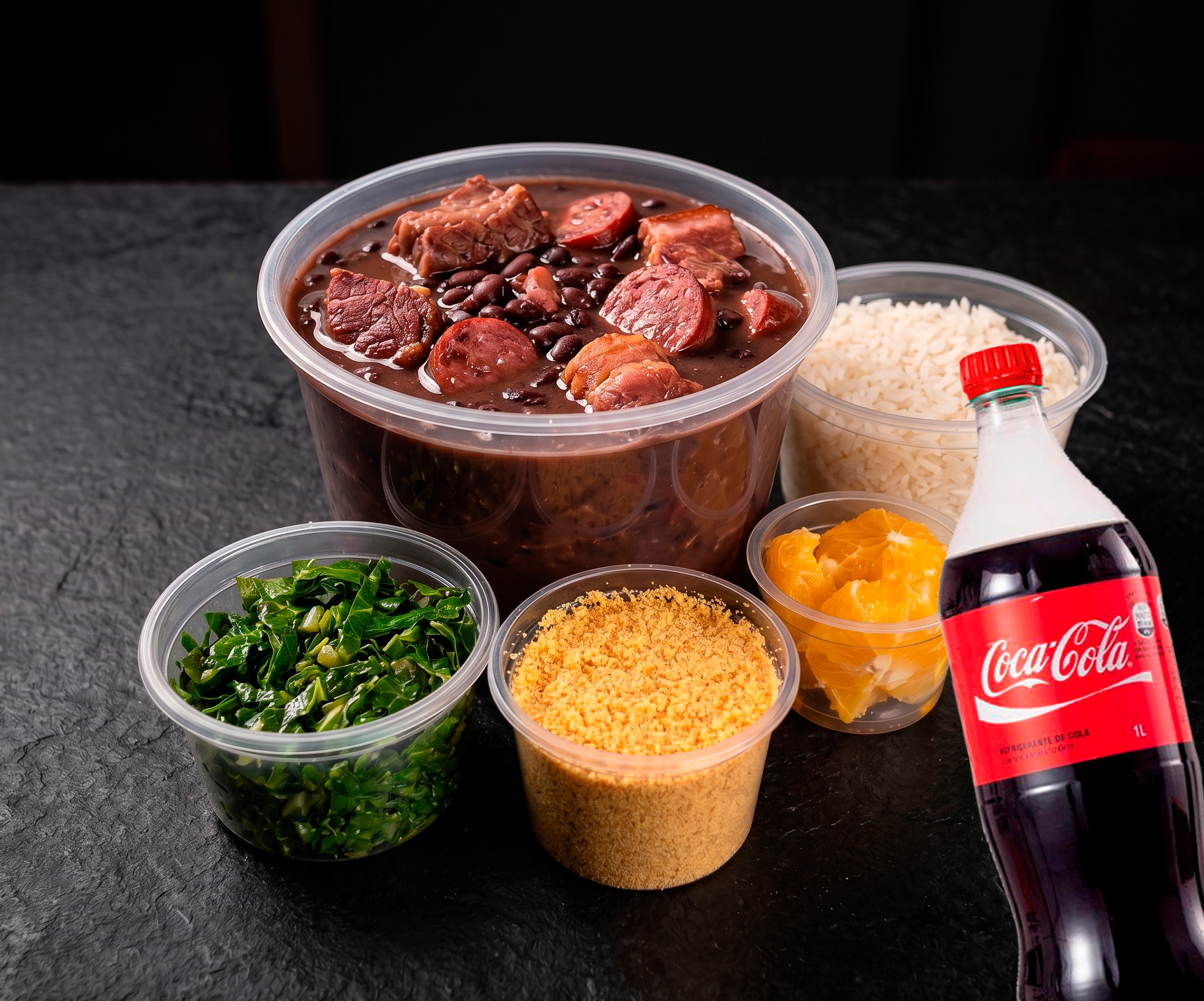 Feijoada completa 2 pessoas + Coca Cola 1 litro